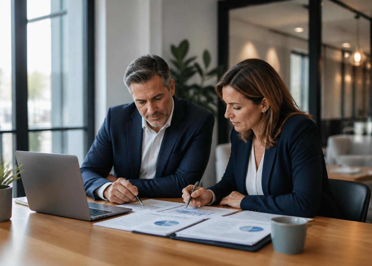 Owner reviewing a monthly management statement