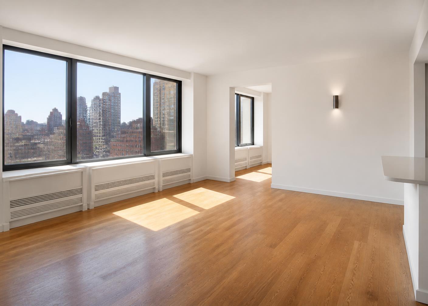 Vacant rental suite prepared for leasing