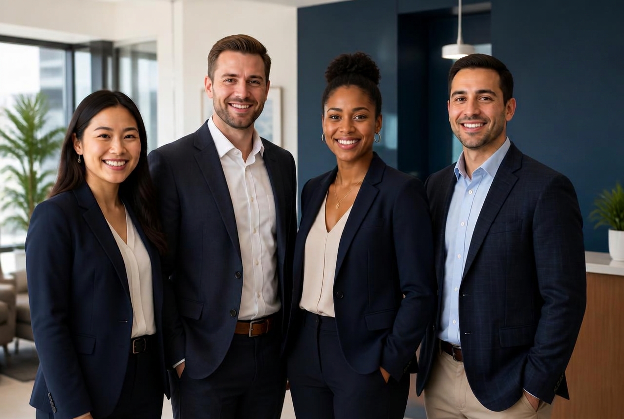 The APLIS Property Management team in their office